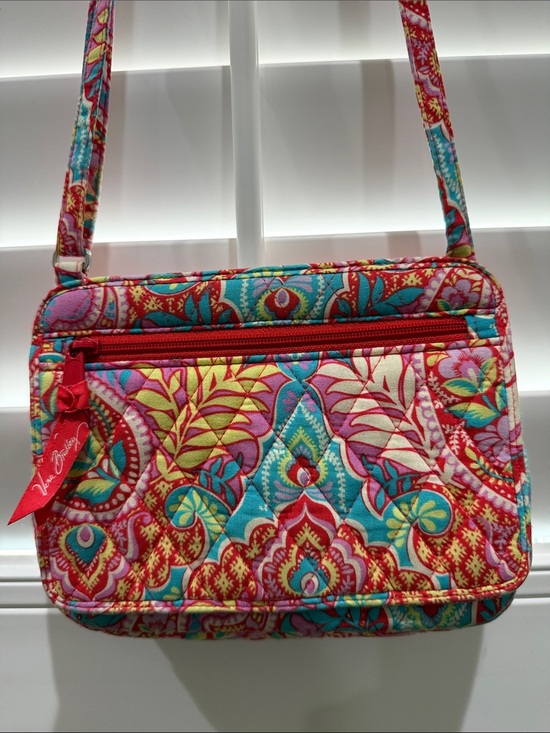 Vera Bradley Handbags - Vera Bradley Quilted Crossbody Bag "Paisley in Paradise" Pattern
